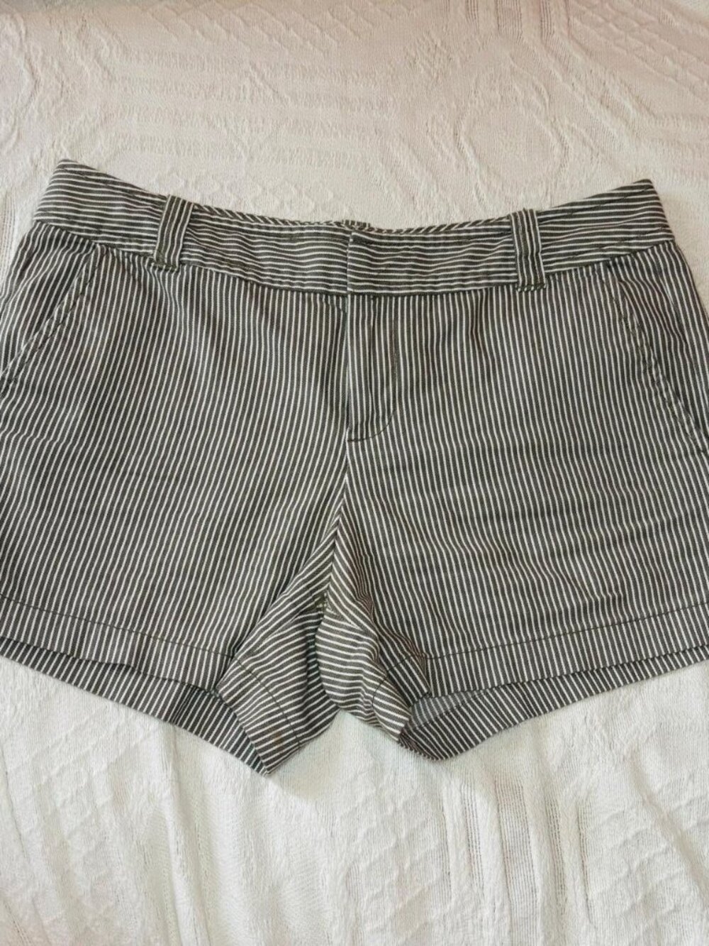 New York & Company striped shorts